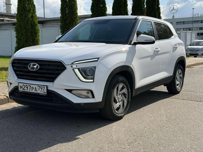 Hyundai Creta II поколение 1.6 AT (123 л.с.) Classic Белый 2022 с пробегом 74 371 км