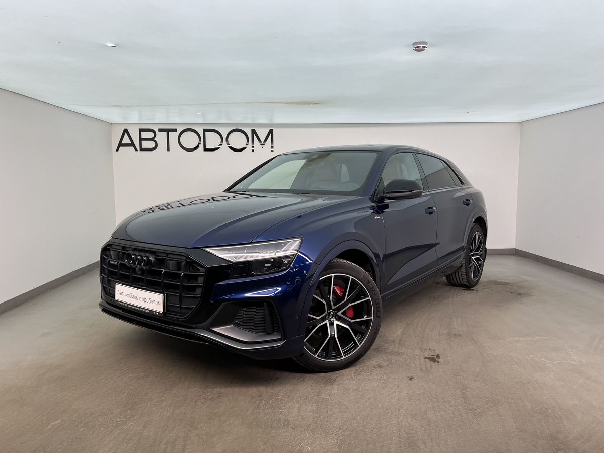 Audi Q8 I поколение (4M) 3.0d AT 4WD (249 л.с.) Sport Синий 2020 с пробегом 102 326 км