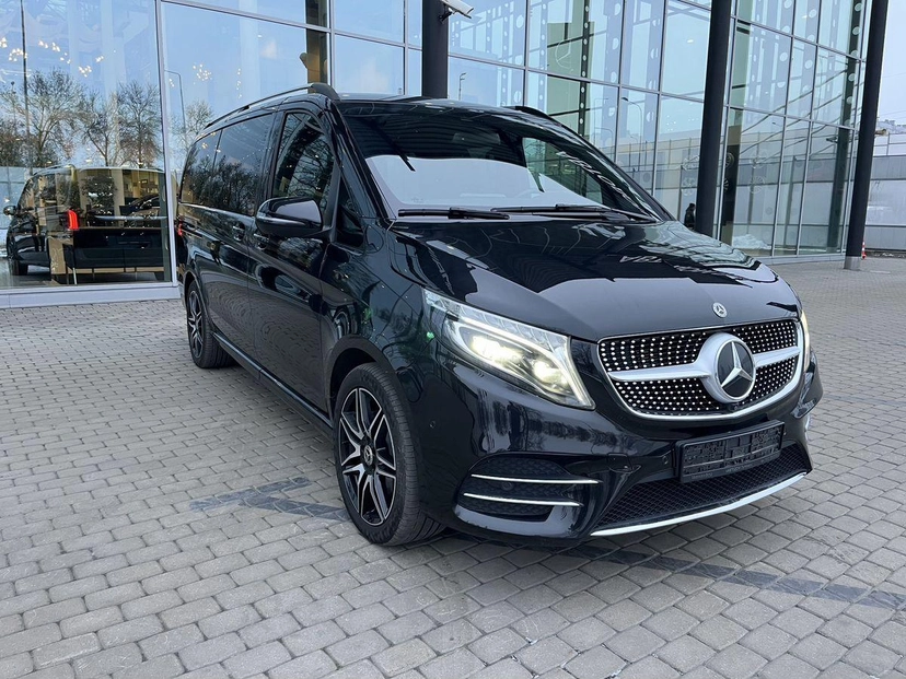 Автомобиль Mercedes-Benz V-Класс II поколение (W447) 250 2.1d AT 4Matic Long (190 л.с.) Exclusive Чёрный 2021 с пробегом 17 345 км
