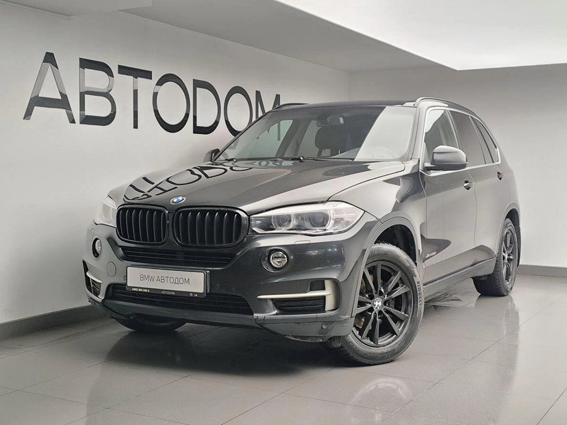 Автомобиль BMW X5 III поколение (F15) 3.0 AT 4WD (306 л.с.) Base Чёрный 2015 с пробегом 230 987 км