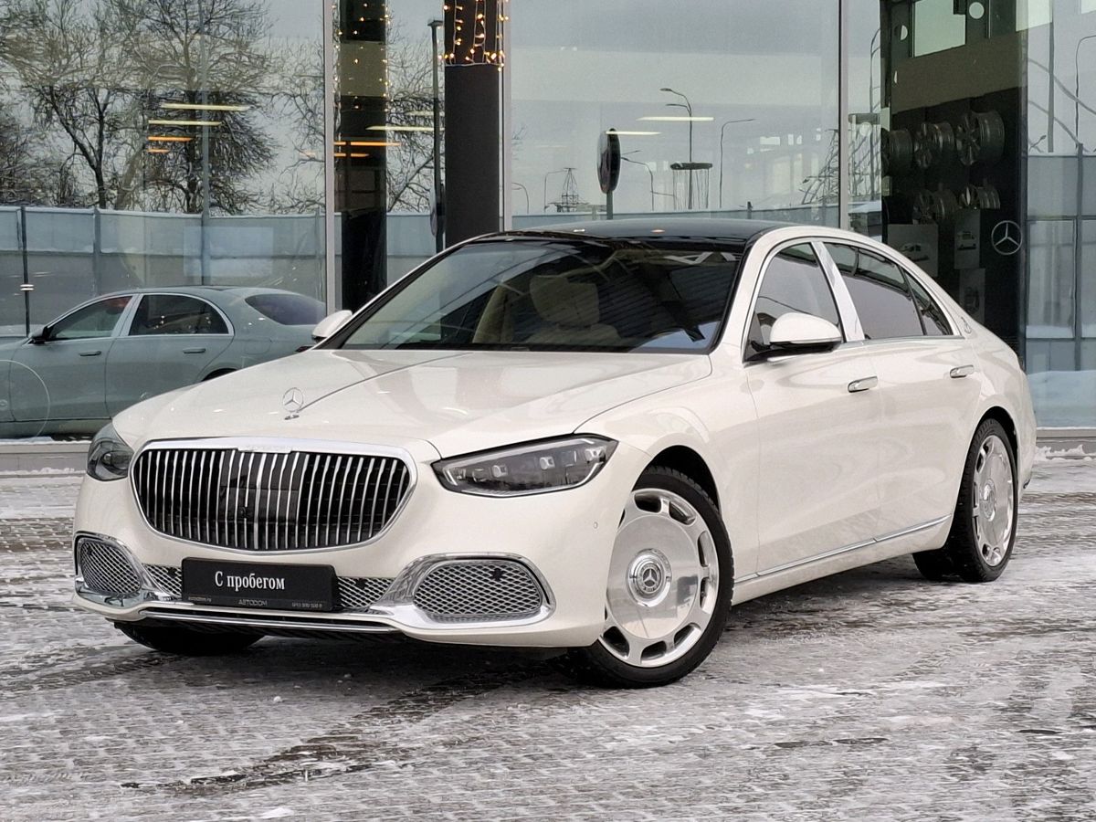 Автомобиль Mercedes-Benz S-Класс VII поколение (W223) 580 4.0 AT 4Matic (503 л.с.) Luxury Белый 2022 с пробегом 35 241 км