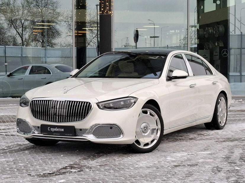 Автомобиль Mercedes-Benz S-Класс VII поколение (W223) 580 4.0 AT 4Matic (503 л.с.) Luxury Белый 2022 с пробегом 35 241 км