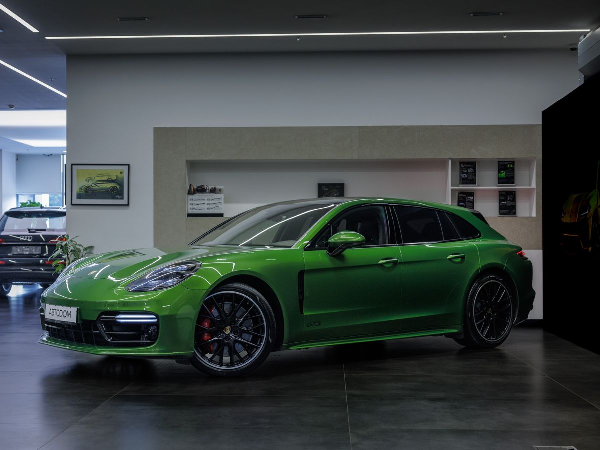 Porsche Panamera II поколение GTS 4.0 AMT 4WD (460 л.с.) Base Зелёный 2018 с пробегом 36 436 км