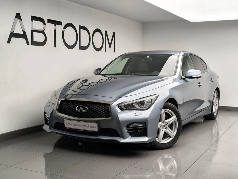 Автомобиль Infiniti Q50 I поколение 2.0 AT (211 л.с.) GT Серый 2014 с пробегом 148 945 км