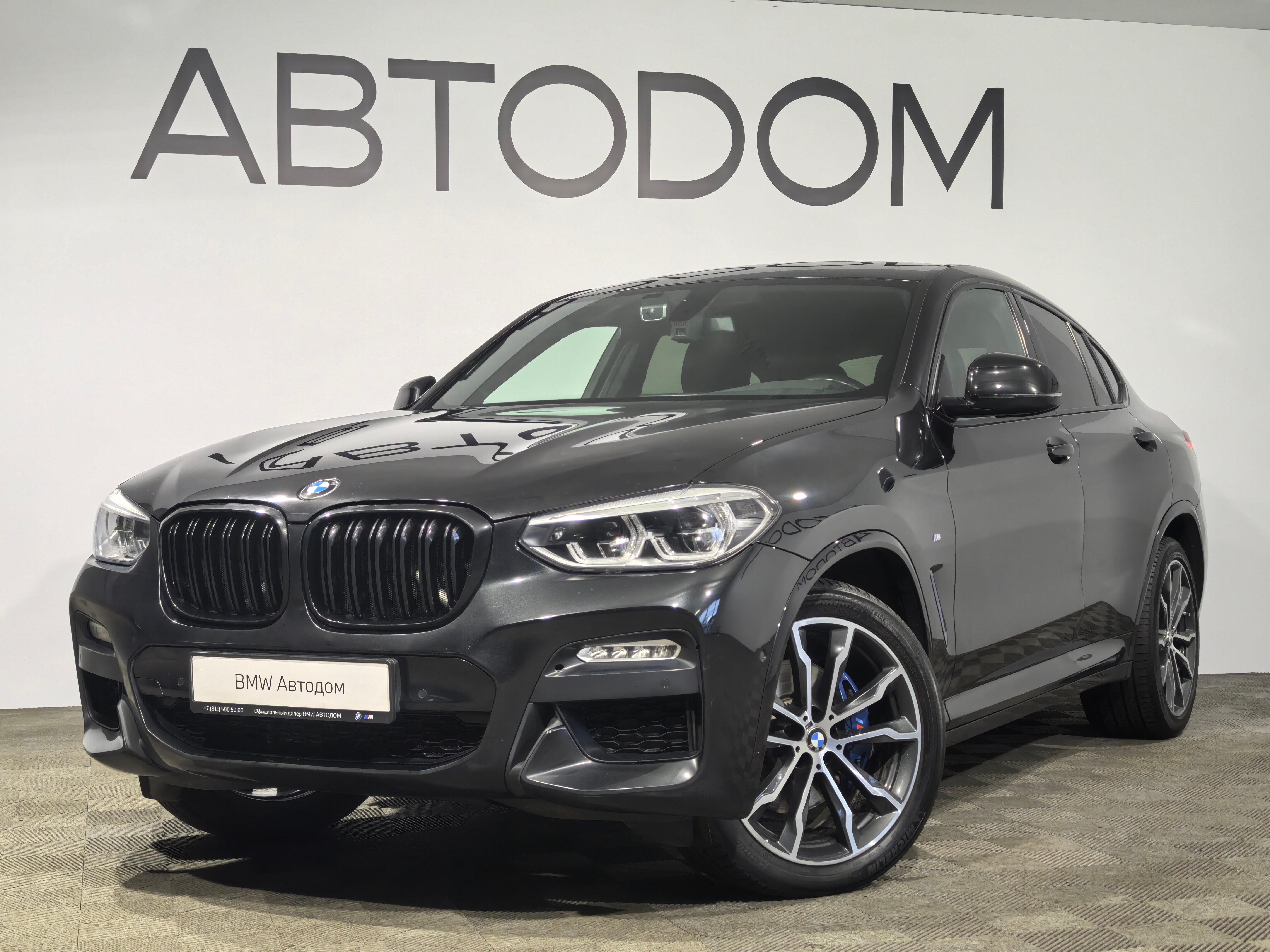 Автомобиль BMW X4 II поколение (G02) 3.0d AT 4WD (249 л.с.) M Sport Чёрный 2019 с пробегом 134 474 км