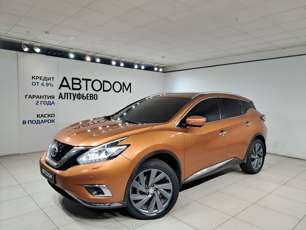 Nissan Murano III поколение (Z52) 3.5 CVT 4WD (249 л.с.) Top+ Оранжевый 2016 с пробегом 159 147 км