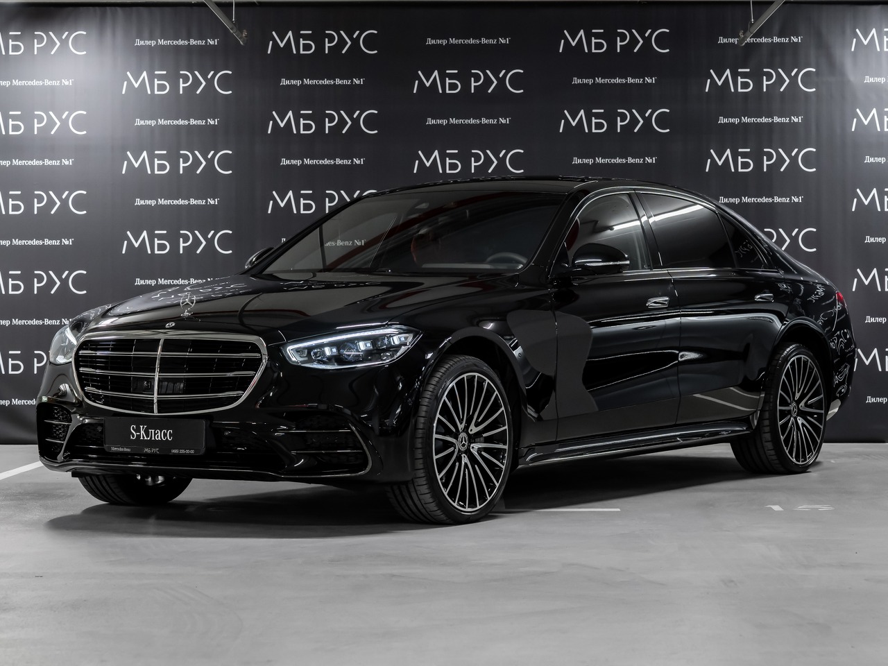 Автомобиль Mercedes-Benz S-Класс VII поколение (W223) 3.0 AT 4Matic (449 л.с.) Базовая Чёрный 2024 