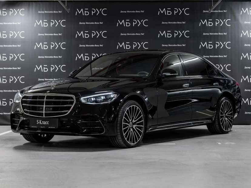 Автомобиль Mercedes-Benz S-Класс VII поколение (W223) 3.0 AT 4Matic (449 л.с.) Базовая Чёрный 2024