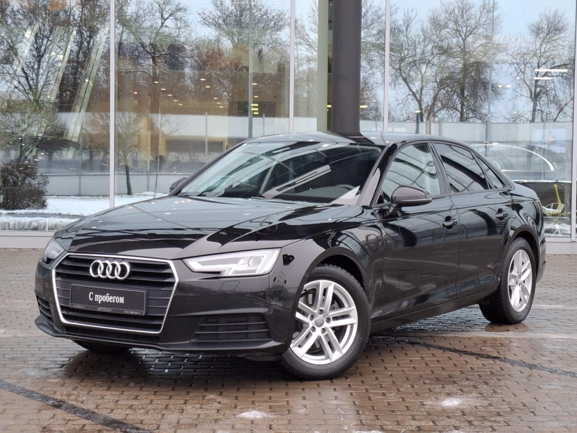 Автомобиль Audi A4 V поколение (B9) 1.4 AMT (150 л.с.) Advance Чёрный 2019 с пробегом 73 600 км
