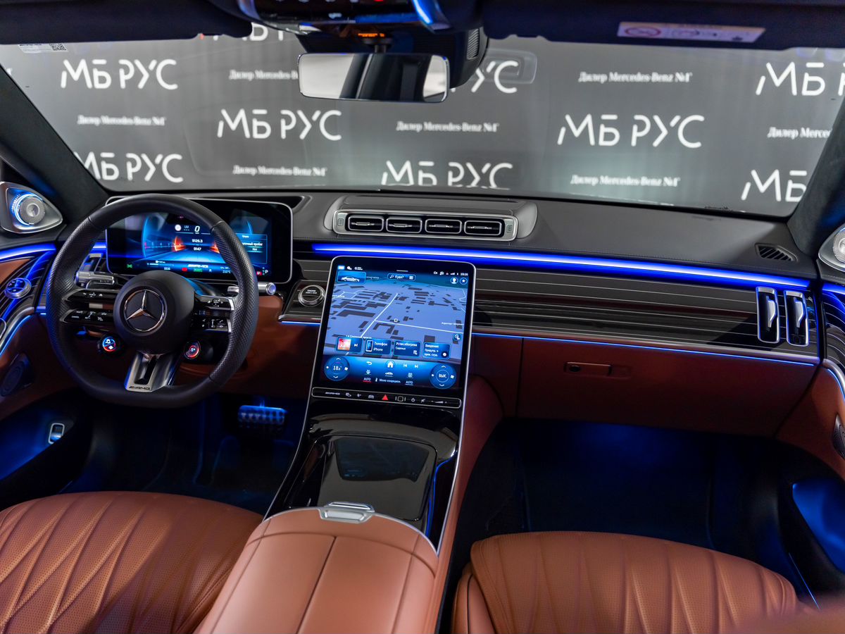 Автомобиль Mercedes-Benz S-Класс AMG IV поколение (W223) 4.0hyb AT 4Matic (802 л.с.) AMG Серый 2024 с пробегом 9 145 км