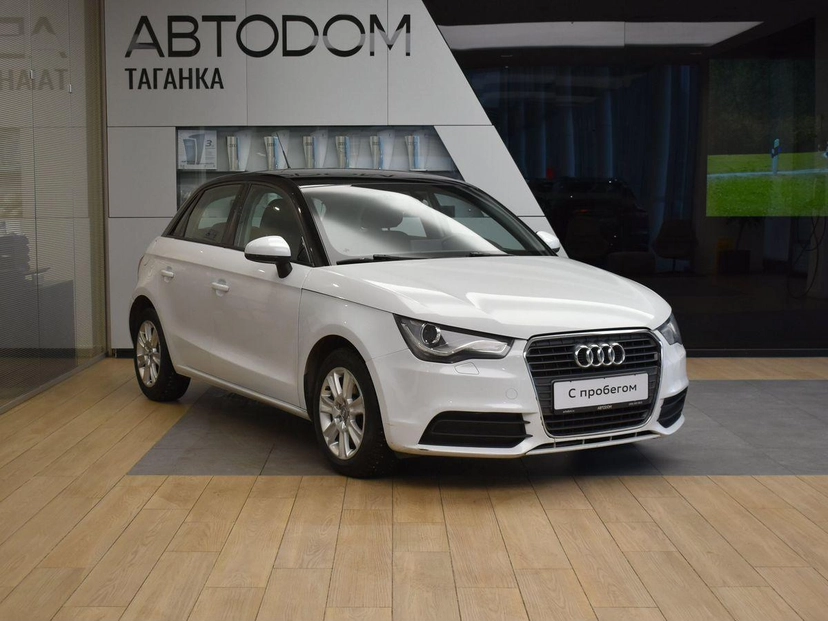 Автомобиль Audi A1 I поколение (8X) 1.4 AMT (122 л.с.) Ambition Белый 2013 с пробегом 118 350 км