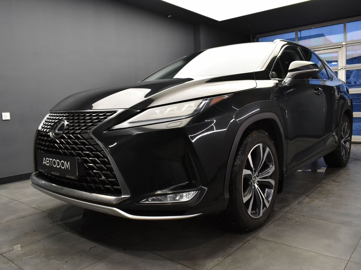 Автомобиль Lexus RX IV [рестайлинг] 2.0 AT 4WD (238 л.с.) Premium Чёрный 2021 с пробегом 98 023 км