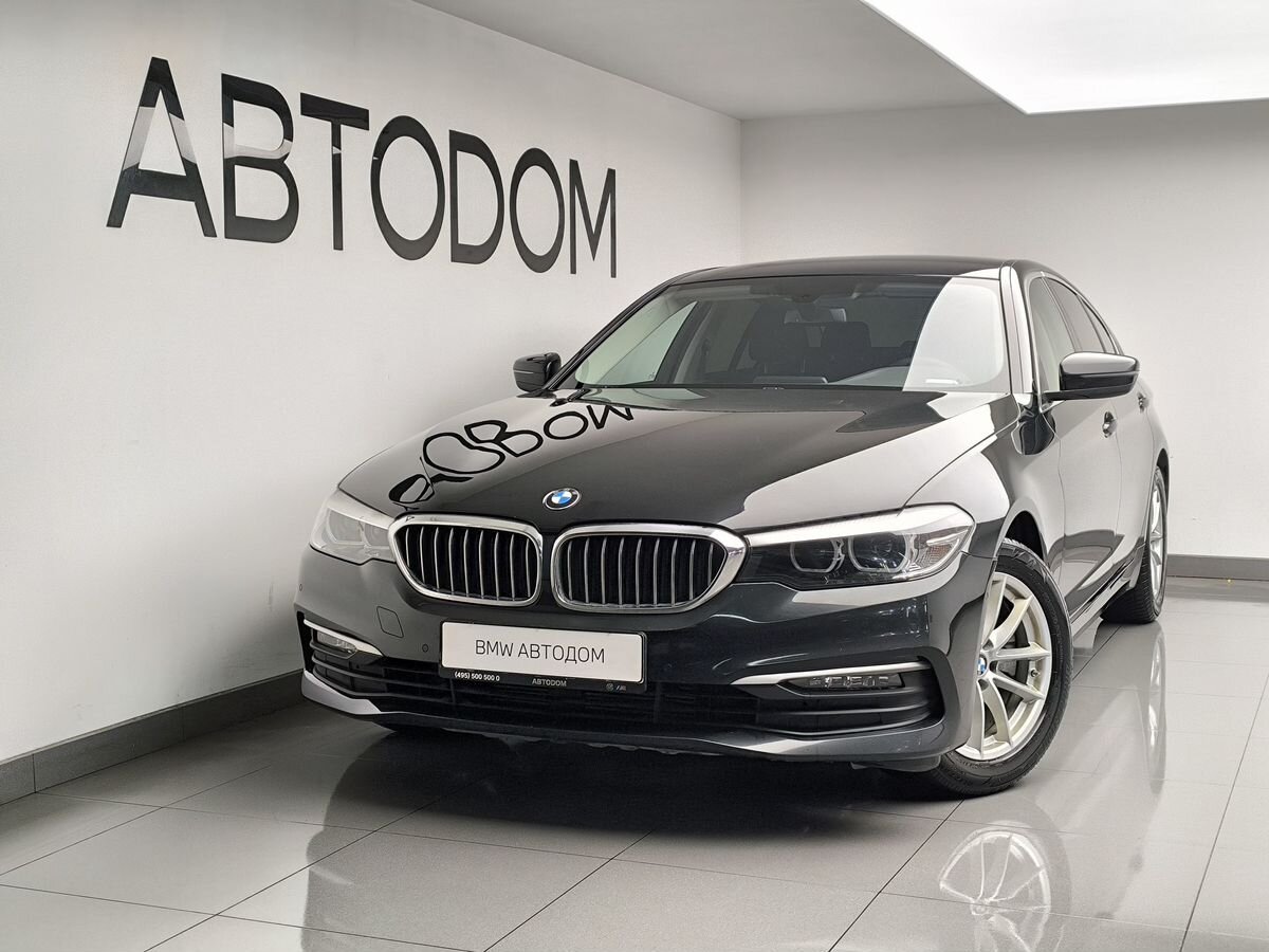 Автомобиль BMW 5 серии VII поколение (G30/G31) 520 2.0d AT (190 л.с.) Business Чёрный 2020 с пробегом 53 560 км