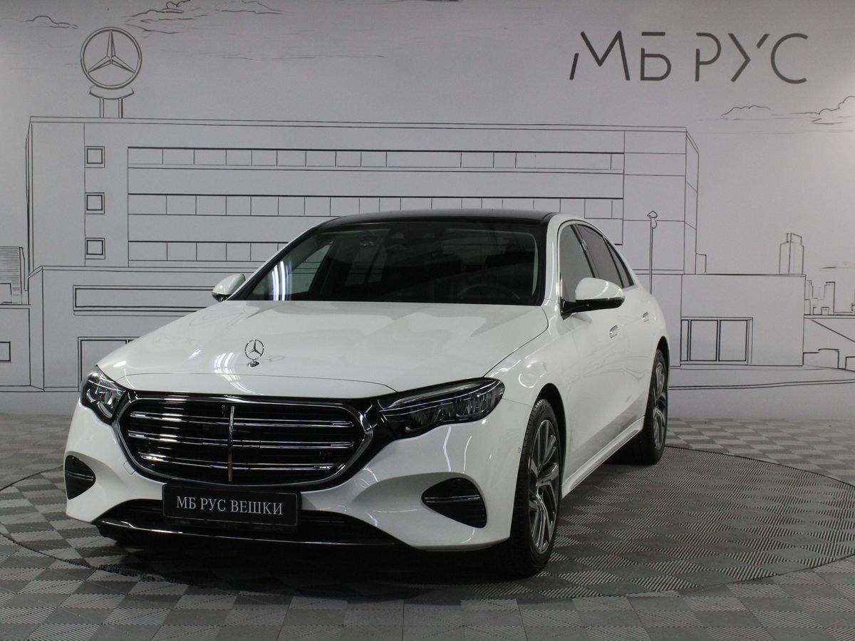 Автомобиль Mercedes-Benz E-Класс VI поколение (W214/S214) 2.0d AT 4Matic (197 л.с.) Base Белый 2024 с пробегом 2 765 км