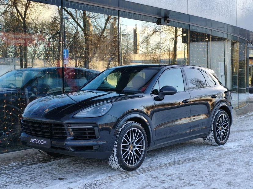 Автомобиль Porsche Cayenne III поколение 3.0 AT 4WD (340 л.с.) Base Чёрный 2021 с пробегом 98 000 км