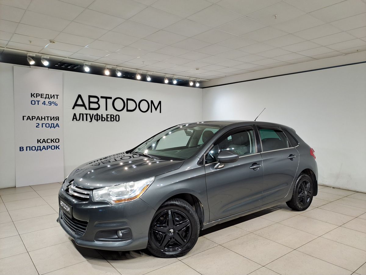 Автомобиль Citroen C4 II поколение 1.6 AT (120 л.с.) Tendance Серый 2012 с пробегом 129 128 км