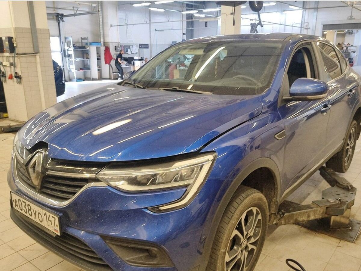 Renault Arkana I поколение 1.3 CVT 4WD (150 л.с.) Style TCe 150 Синий 2022 с пробегом 82 590 км