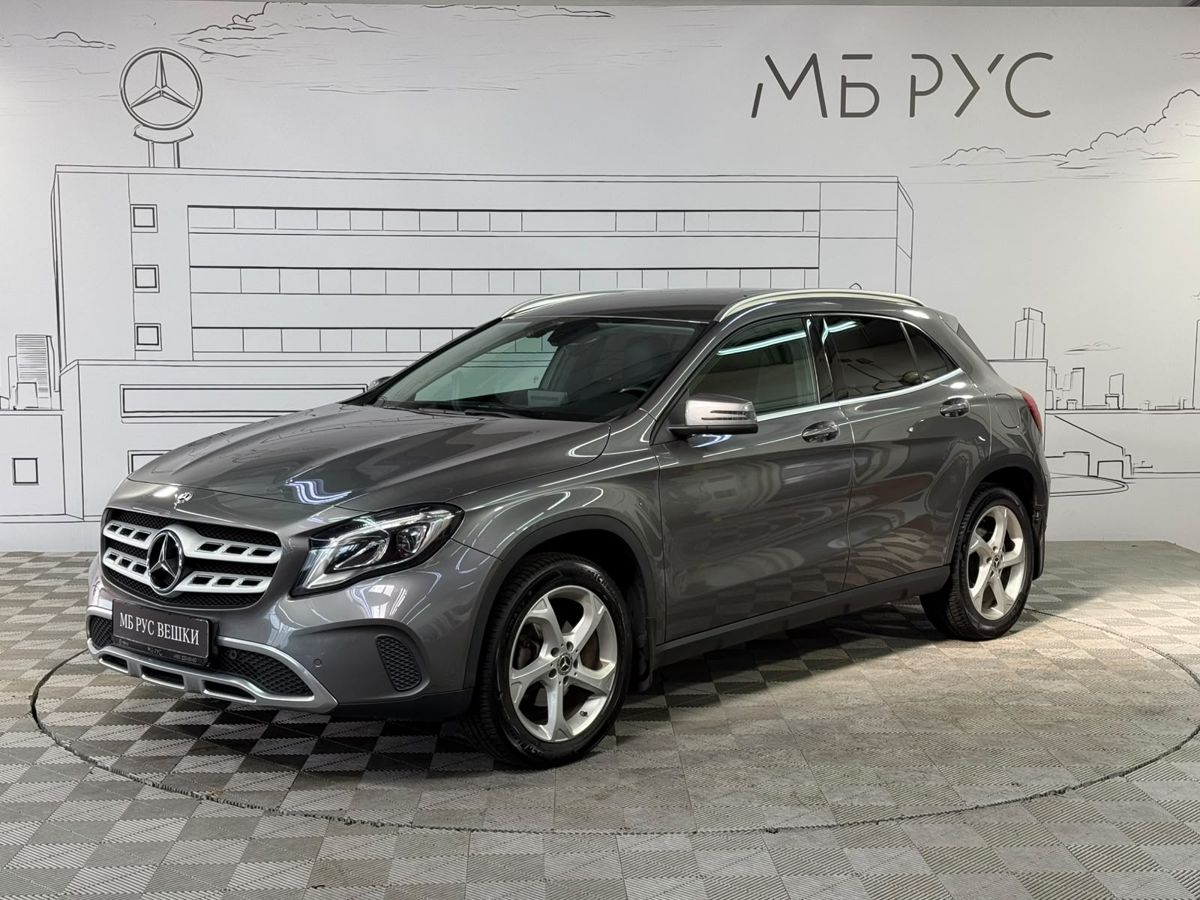 Mercedes-Benz GLA I (X156) [рестайлинг] 200 1.6 AMT (150 л.с.) Особая серия Серый 2017 с пробегом 121 000 км