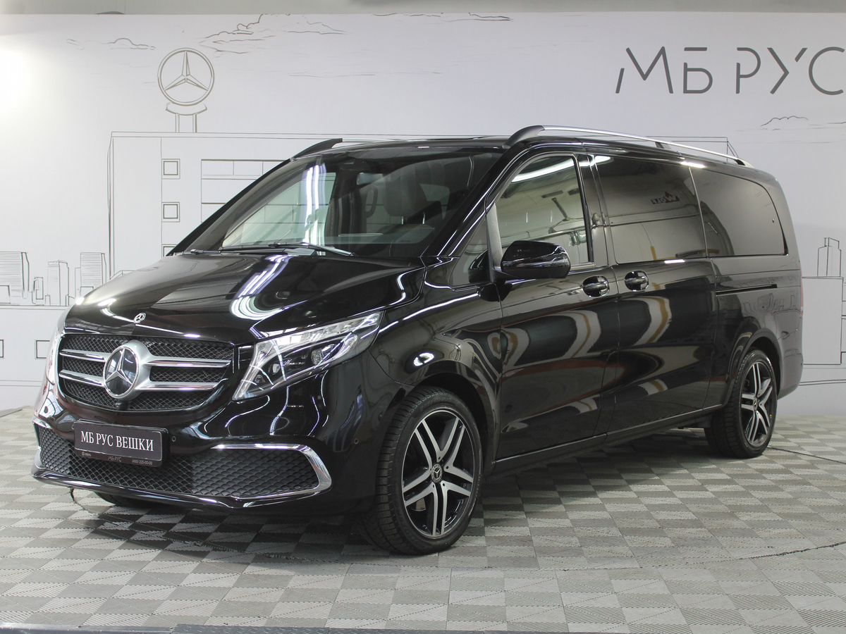 Mercedes-Benz V-Класс II поколение (W447) 250 2.1d AT 4Matic Extra Long (190 л.с.) Collection Чёрный 2021 с пробегом 22 000 км