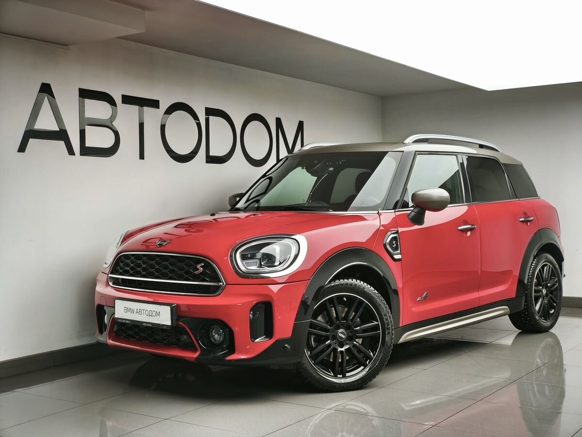 Автомобиль MINI Countryman II (F60) [рестайлинг] Cooper S 2.0 AT 4WD (192 л.с.) Cooper S Красный 2021 с пробегом 41 326 км