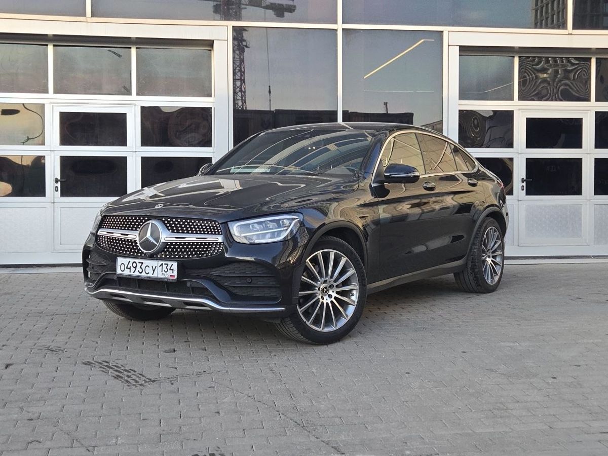 Автомобиль Mercedes-Benz GLC coupe I (C253) [рестайлинг] 300 2.0 AT 4Matic (249 л.с.) Sport Чёрный 2021 с пробегом 73 000 км