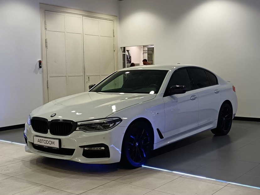 Автомобиль BMW 5 серии VII поколение (G30/G31) 530 3.0d AT 4WD (249 л.с.) M Sport Pro Белый 2018 с пробегом 76 985 км