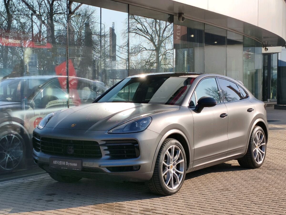 Автомобиль Porsche Cayenne III поколение 3.0 AT 4WD (340 л.с.) Platinum Edition Серый 2022 с пробегом 60 899 км