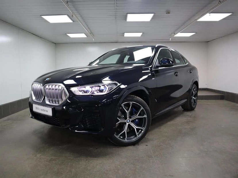 Автомобиль BMW X6 III поколение (G06) 3.0d AT 4WD (286 л.с.) Base Чёрный 2022 с пробегом 101 км