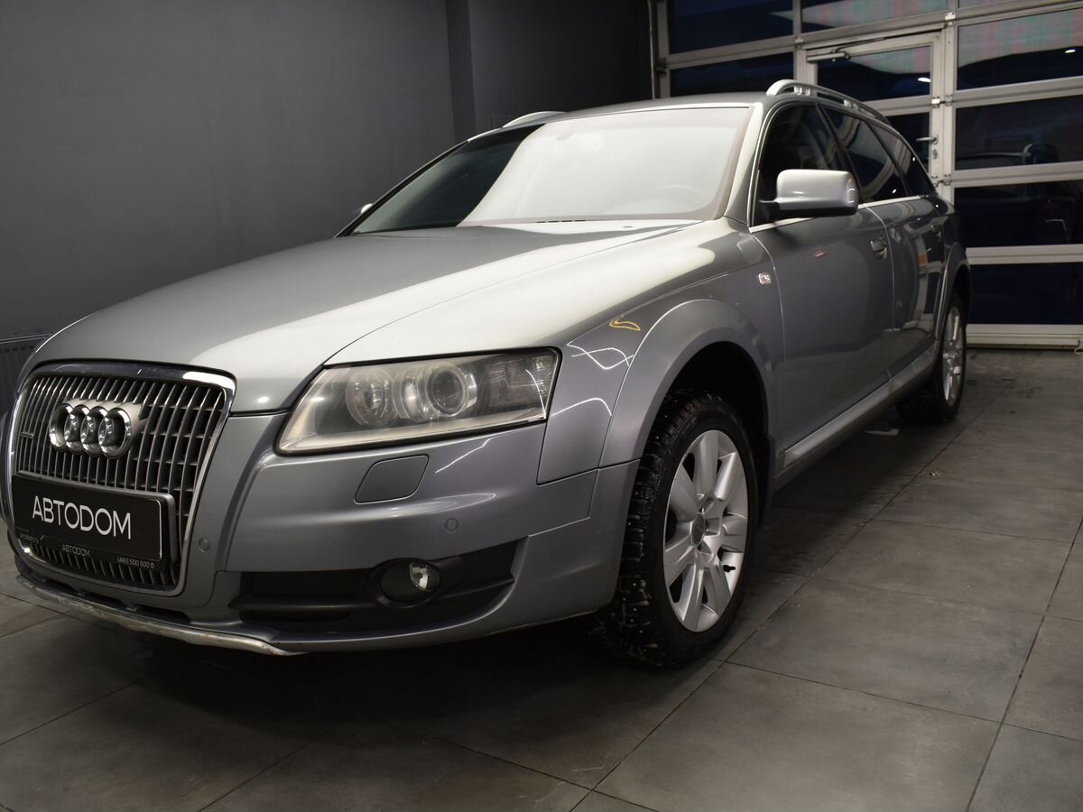Автомобиль Audi A6 allroad II поколение (C6) 4.2 AT 4WD (350 л.с.) Base Серый 2007 с пробегом 176 768 км