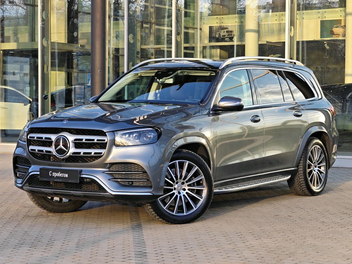 Автомобиль Mercedes-Benz GLS II поколение (X167) 400 2.9d AT 4Matic (330 л.с.) Luxury Серый 2019 с пробегом 99 454 км