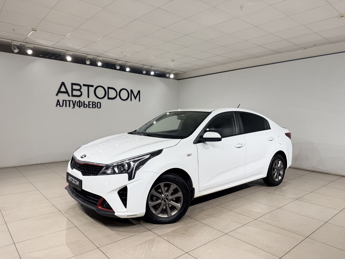 Kia Rio IV [рестайлинг] 1.6 AT (123 л.с.) Comfort Белый 2020 с пробегом 112 270 км