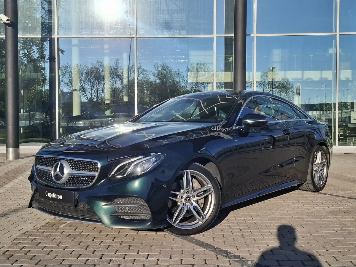 Mercedes-Benz E-Класс V поколение (W213/S213/C238) 200 2.0 AT 4Matic (197 л.с.) Sport Зелёный 2019 с пробегом 87 000 км