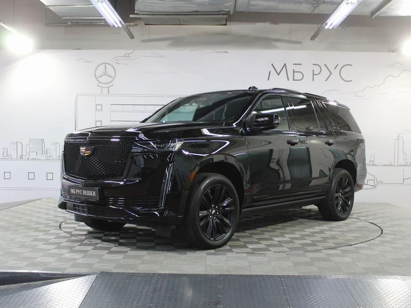 Cadillac Escalade V поколение 6.2 AT 4WD (416 л.с.) Sport Platinum Чёрный 2021 с пробегом 58 490 км