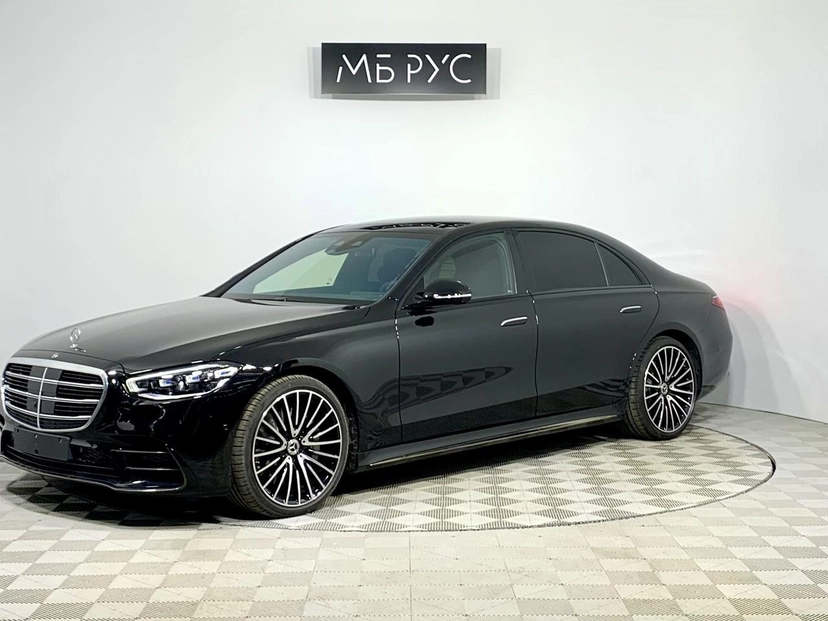 Автомобиль Mercedes-Benz S-Класс VII поколение (W223) 3.0 AT 4Matic (449 л.с.) Базовая Чёрный 2024
