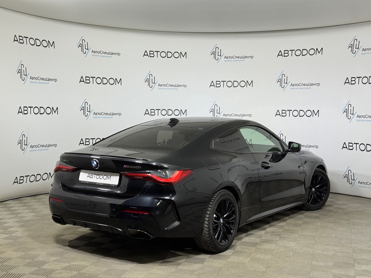 Автомобиль BMW 4 серии II поколение (G22/G23/G26) M440 3.0 AT 4WD (387 л.с.) Base Чёрный 2021 с пробегом 66 472 км