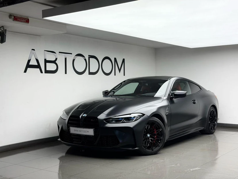 BMW M4 II поколение (G82) 3.0 AT 4WD (510 л.с.) Competition Чёрный 2022 с пробегом 12 910 км