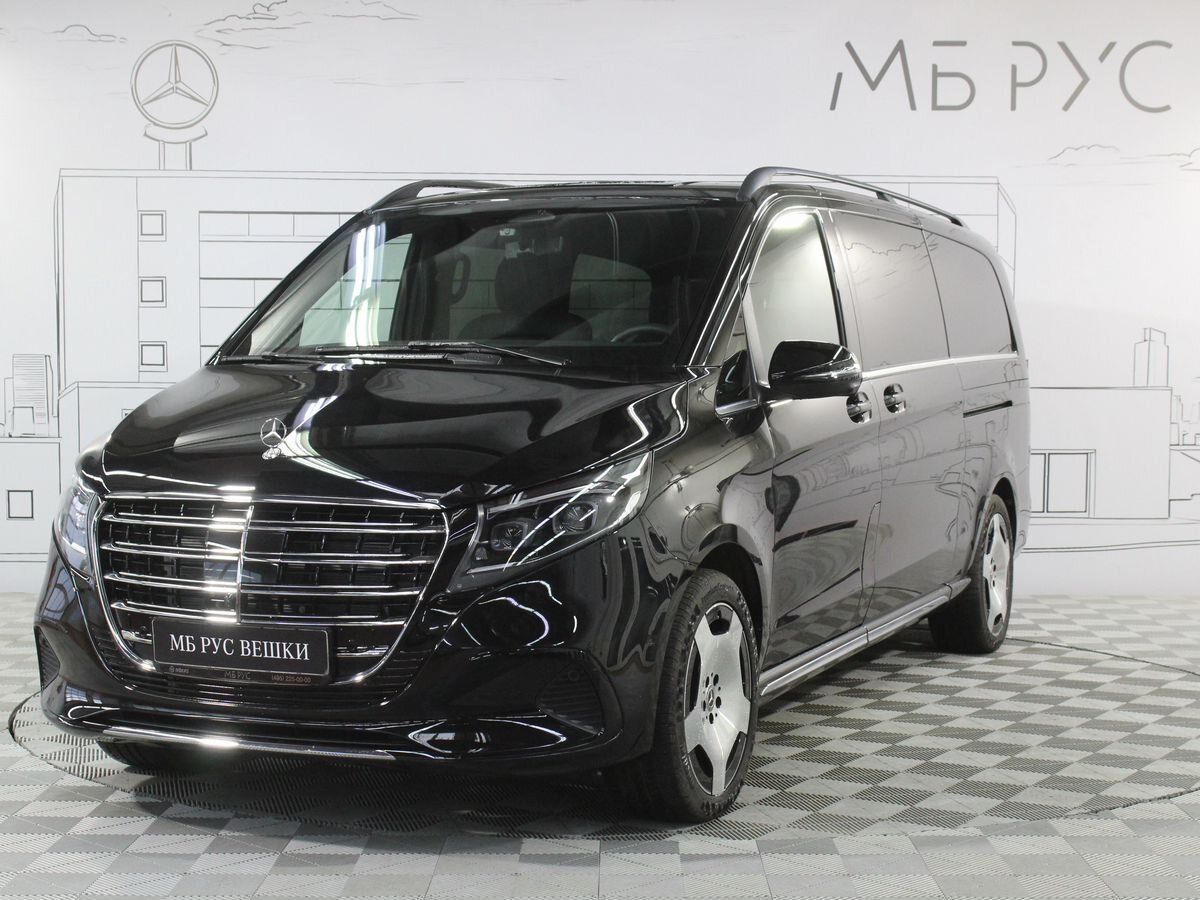 Автомобиль Mercedes-Benz V-Класс II (W447) [2-й рестайлинг] 2.0d AT 4Matic (237 л.с.) Exclusive Чёрный 2025 с пробегом 460 км