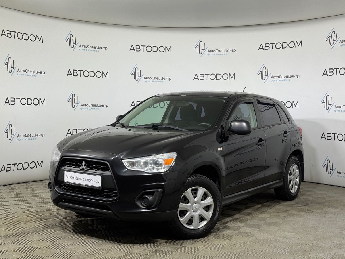 Автомобиль Mitsubishi ASX I [рестайлинг] 1.6 MT (117 л.с.) Base Чёрный 2014 с пробегом 125 027 км