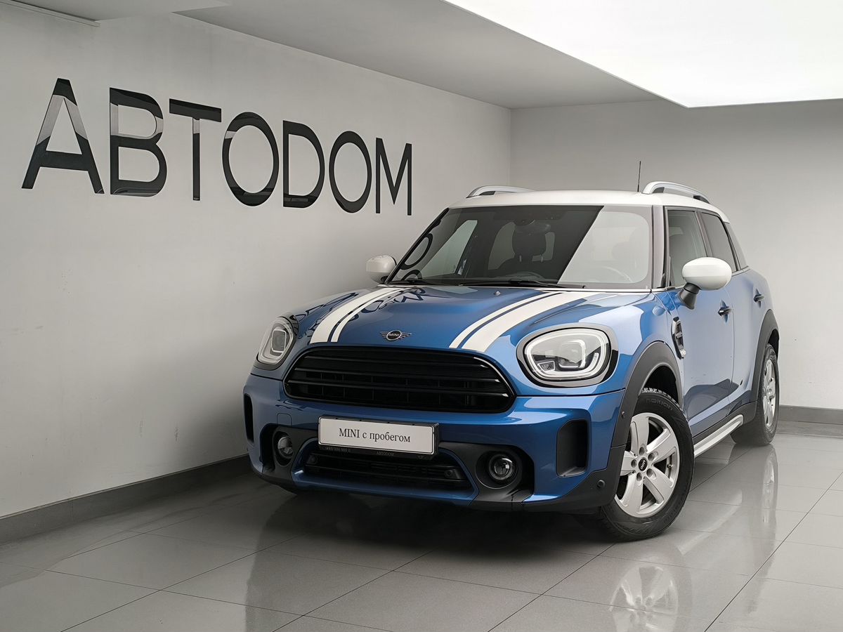 Автомобиль MINI Countryman II (F60) [рестайлинг] Cooper 1.5 AMT (136 л.с.) Classic Синий 2020 с пробегом 42 923 км