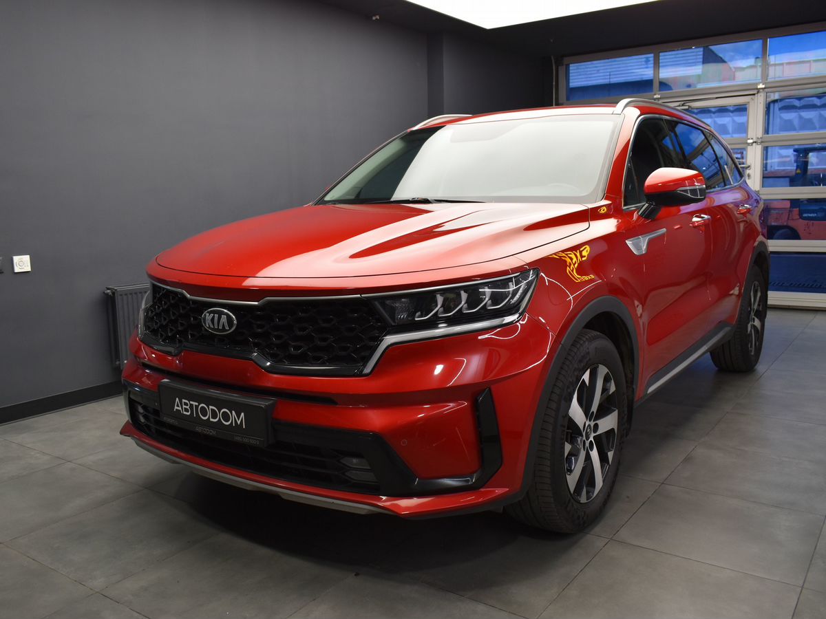 Kia Sorento IV поколение 2.5 AT 4WD (180 л.с.) Prestige (2020-2021) Красный 2021 с пробегом 97 000 км