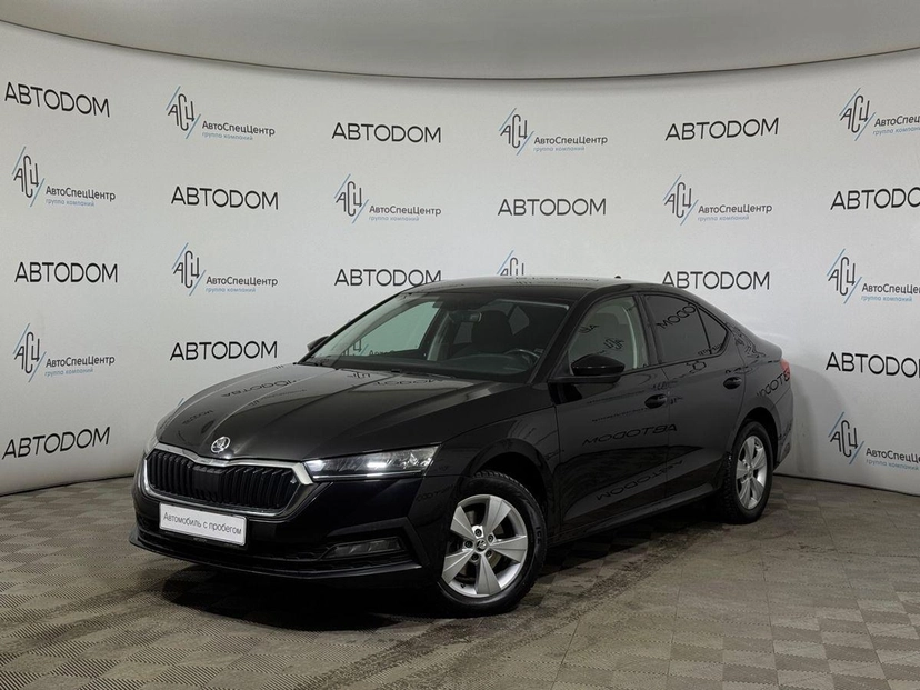 Автомобиль Skoda Octavia IV поколение (A8) 1.4 AT (150 л.с.) Ambition Plus Чёрный 2020 с пробегом 139 968 км