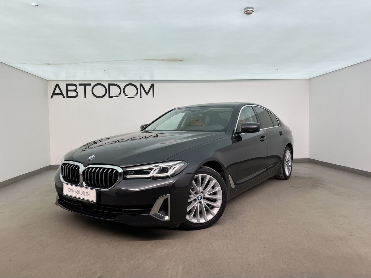 BMW 5 серии VII (G30/G31) [рестайлинг] 520 2.0 AT (184 л.с.) Base Серый 2022 с пробегом 41 488 км