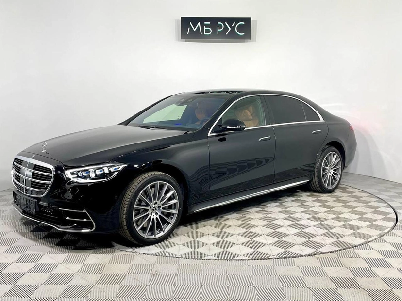 Автомобиль Mercedes-Benz S-Класс VII поколение (W223) 3.0d AT 4Matic (313 л.с.) Base Чёрный 2024