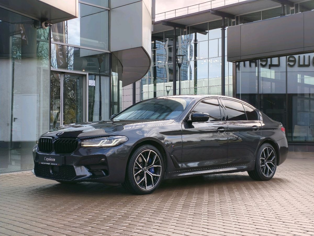 BMW 5 серии VII (G30/G31) [рестайлинг] 530 3.0d AT 4WD (286 л.с.) Base Серый 2020 с пробегом 79 999 км
