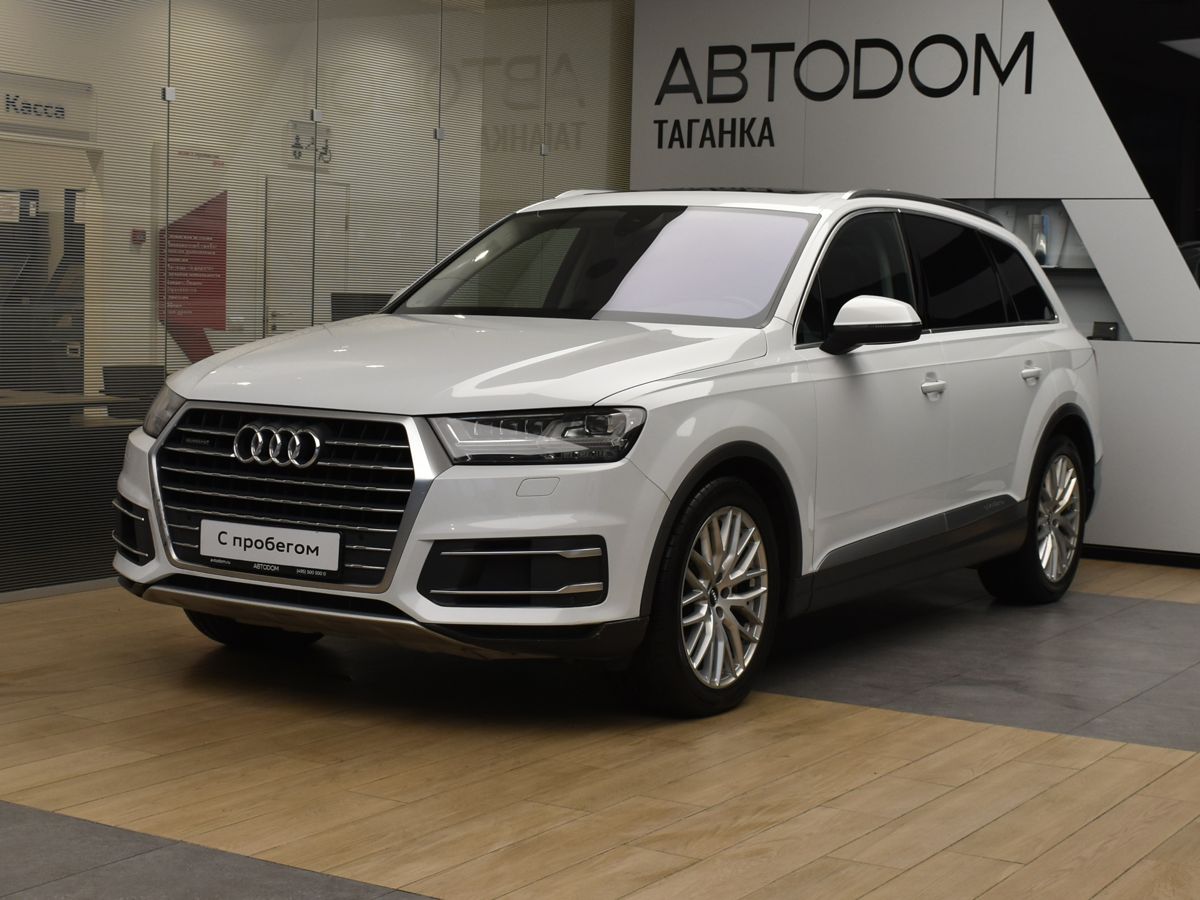 Audi Q7 II поколение (4M) 3.0d AT 4WD (249 л.с.) Business Белый 2016 с пробегом 281 485 км