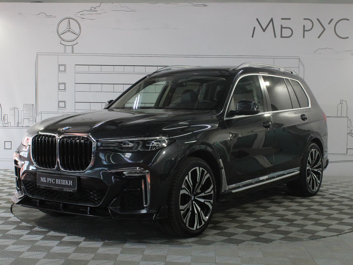 Автомобиль BMW X7 I поколение (G07) 3.0d AT 4WD (249 л.с.) Base Серый 2019 с пробегом 196 413 км