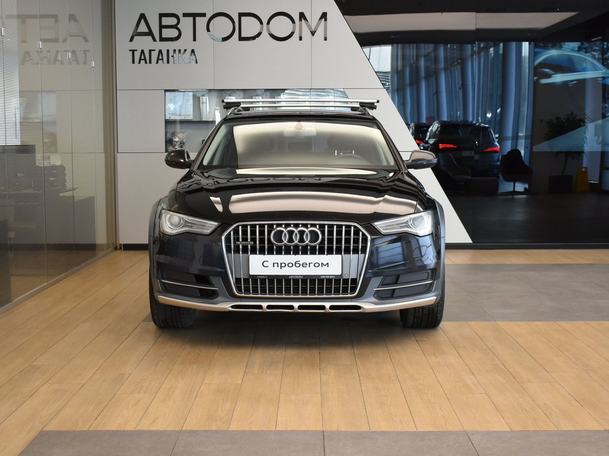 Автомобиль Audi A6 allroad III (C7) [рестайлинг] 3.0d AMT 4WD (245 л.с.) Base Чёрный 2014 с пробегом 183 367 км