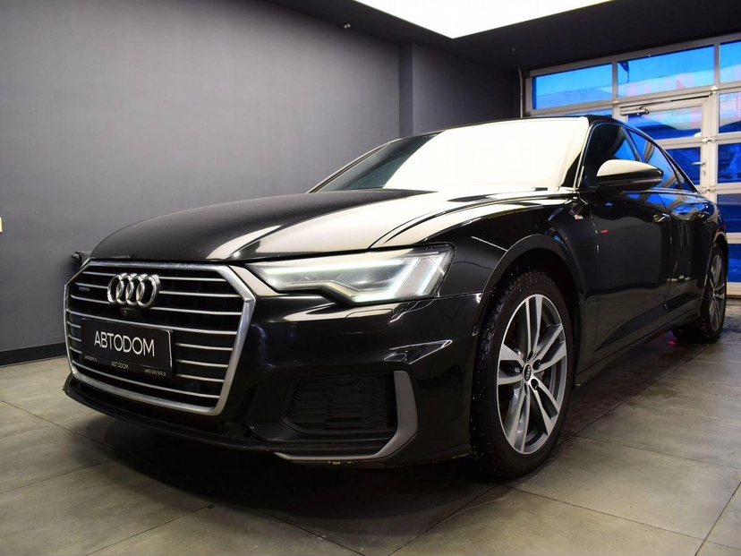 Автомобиль Audi A6 V поколение (C8) 2.0 AMT 4WD (245 л.с.) Sport Чёрный 2021 с пробегом 183 088 км
