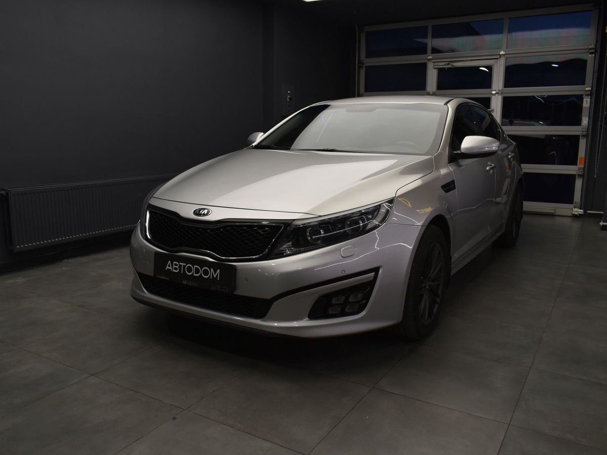 Kia Optima III [рестайлинг] 2.4 AT (180 л.с.) Premium Серый 2014 с пробегом 109 000 км