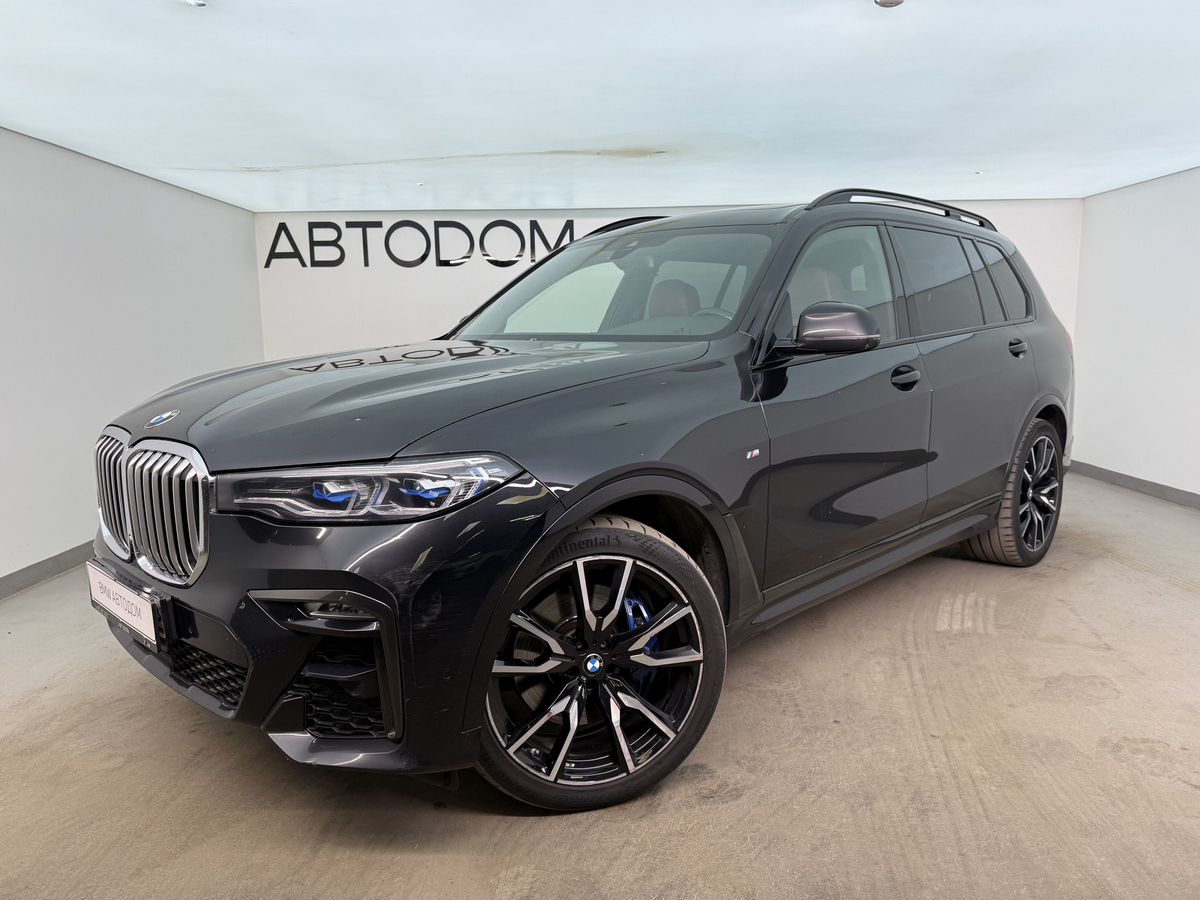 BMW X7 I поколение (G07) 3.0d AT 4WD (340 л.с.) M Sport Pro Чёрный 2021 с пробегом 104 852 км